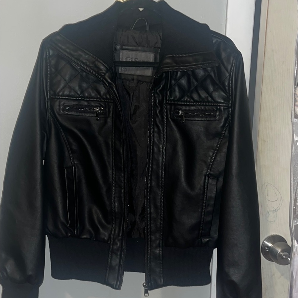 Women’s Black Leather Jacket